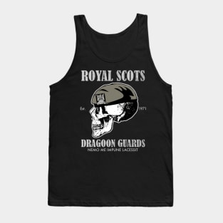 Royal Scots Dragoon Guards (distressed) Tank Top